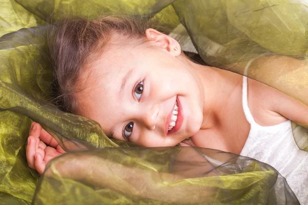 Sorriso menina — Fotografia de Stock