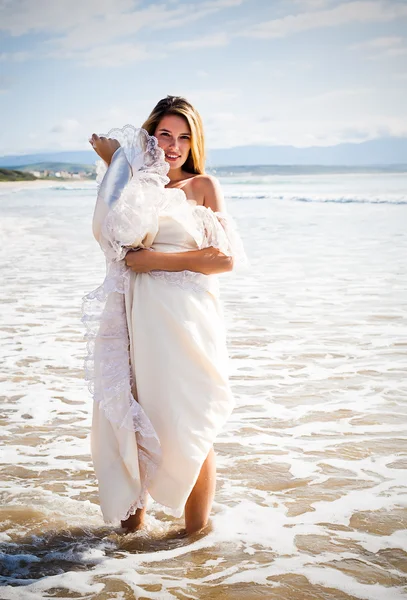 Vestido de ballena y agua de mar —  Fotos de Stock