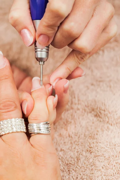 Preparing the nails — Stock Photo, Image