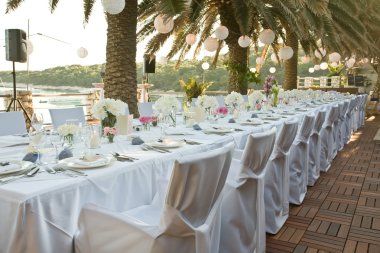 koltukları oustide düğün