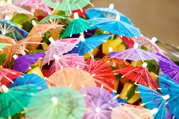 Coctail umbrellas — Stock Photo, Image