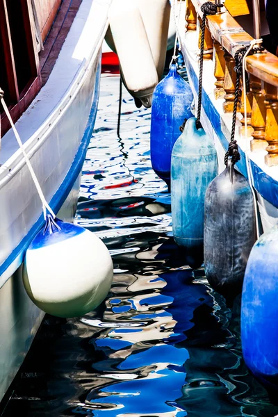 Crowded buoys — Stock Photo, Image