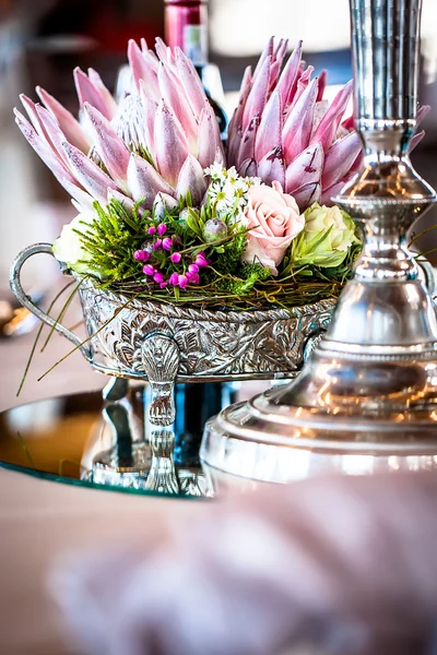 Flores en el fondo — Foto de Stock