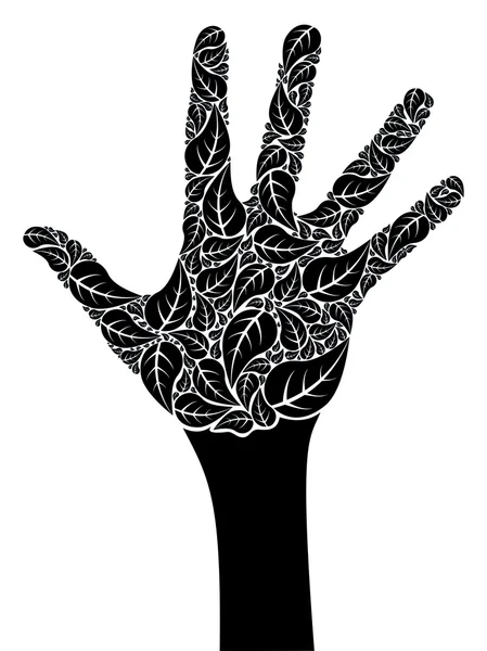 Hand tree. — Stock Vector