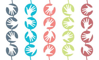 el asılı tasarım daireler.