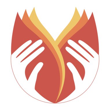 yaprakları holding şefkatli eller.