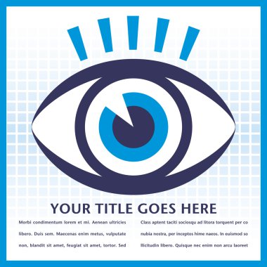 kopya alanı ile çarpıcı eye tasarım.