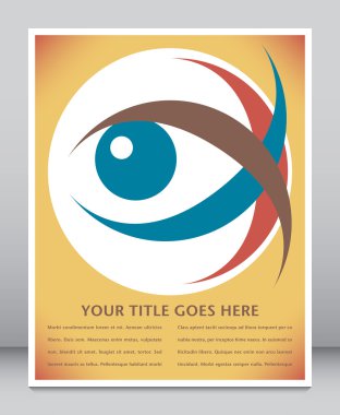 kopya alanı ile çarpıcı eye tasarım.