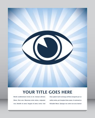 kopya alanı ile çarpıcı eye tasarım.