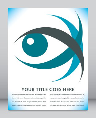 kopya alanı ile çarpıcı eye tasarım.