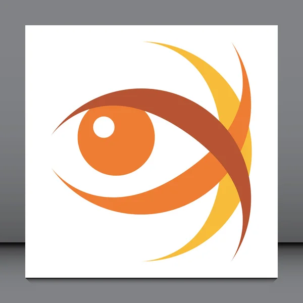 Striking eye illustration. — Stock Vector