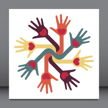 eller vektör yararlı çemberi.