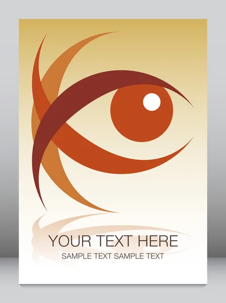 Striking eye design. — Stock Vector