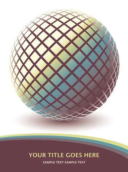 Diseño colorido globo digital — Archivo Imágenes Vectoriales