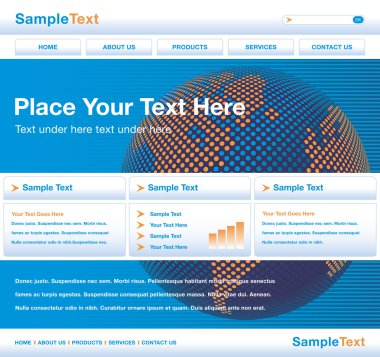 Renkli dünya tasarımı
