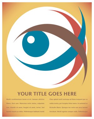 çarpıcı göz çizimi.