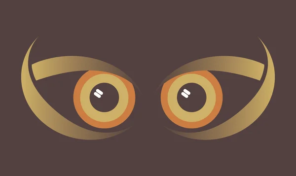 Diseño llamativo del ojo . — Vector de stock