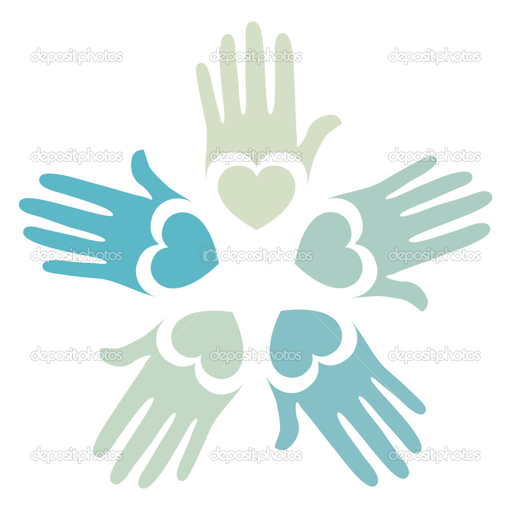 Circle of loving hands.