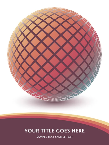 Цветной цифровой глобус — стоковый вектор