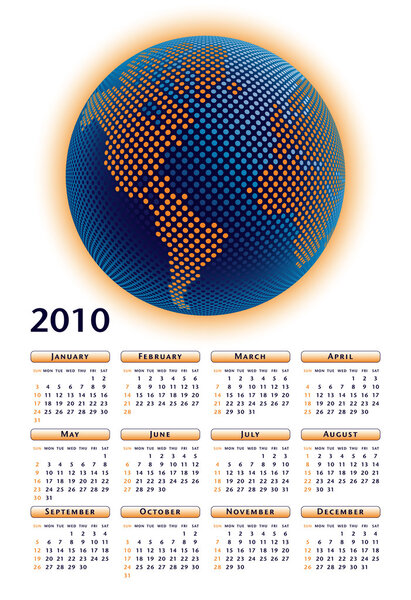 Digital world map desig