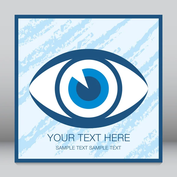 Diseño llamativo del ojo — Vector de stock