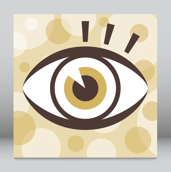 Auffälliges Augendesign — Stockvektor