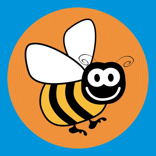 Fun bumble bee vector. — Stock Vector