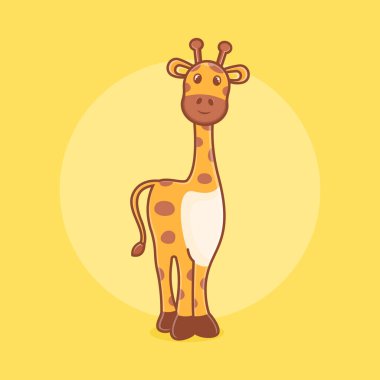 Karakter hayvanı, kağıt sanatı ve dijital zanaat tarzıyla Dünya Hayvanlar Günü.