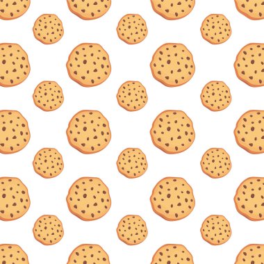 Bisküvi karakter logo tasarım şablonu