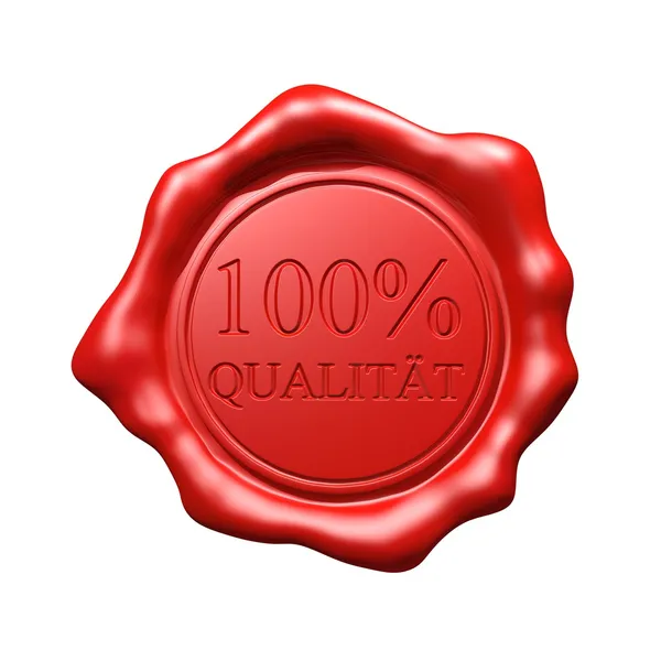 Red Wax Seal - 100 Qualität - Isolated — Stockfoto