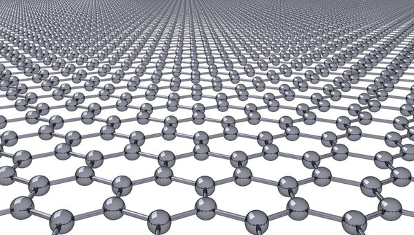 Графен - регулярный шестиугольный узор
