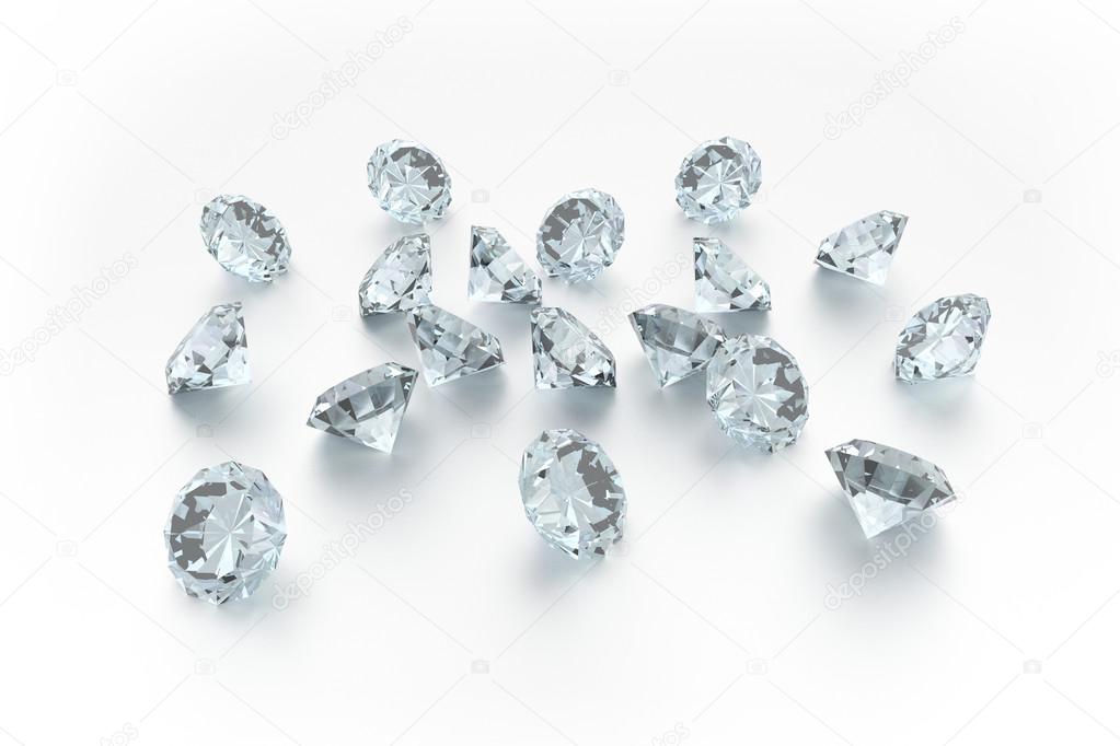 3D Diamonds - 18 Gems