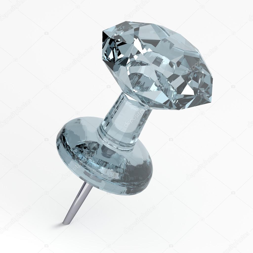 3D Thumbtack - Diamond