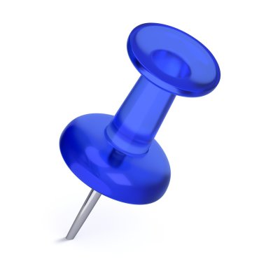 3D gerçekçi raptiye - mavi