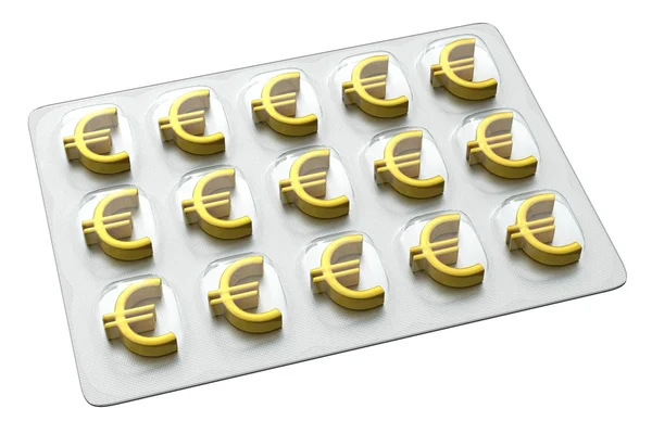 Pharmaceutical Business - Euro — Stock Photo, Image