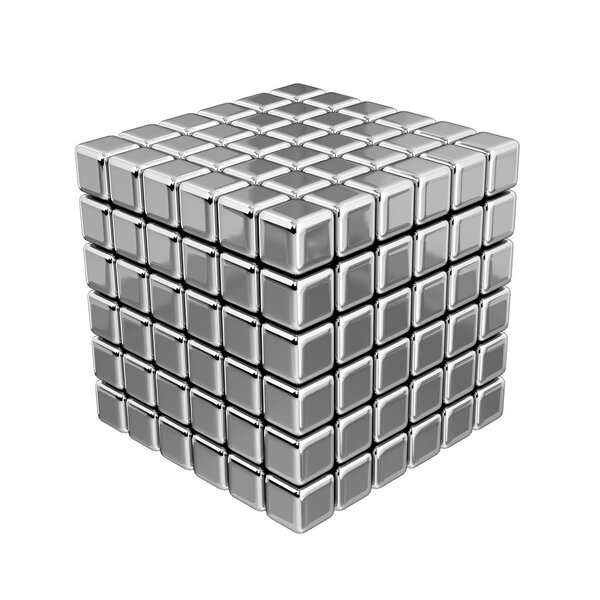 3D Metallic Cubes