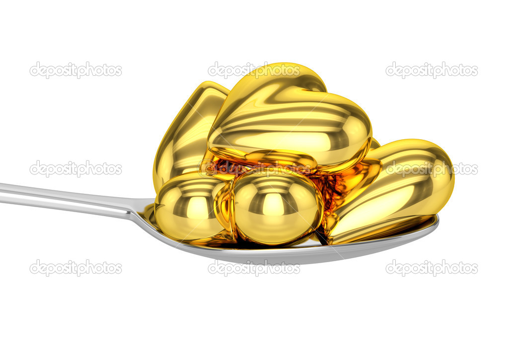 Golden Hearts and Spoon