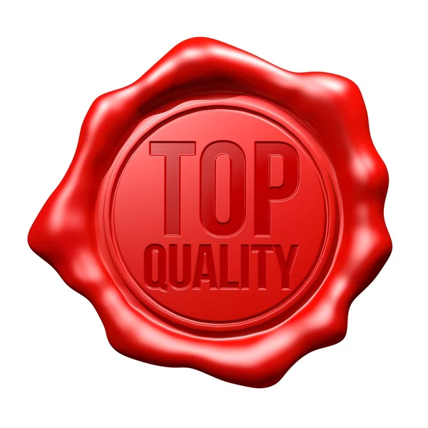 Selo de cera vermelha: qualidade superior — Fotografia de Stock