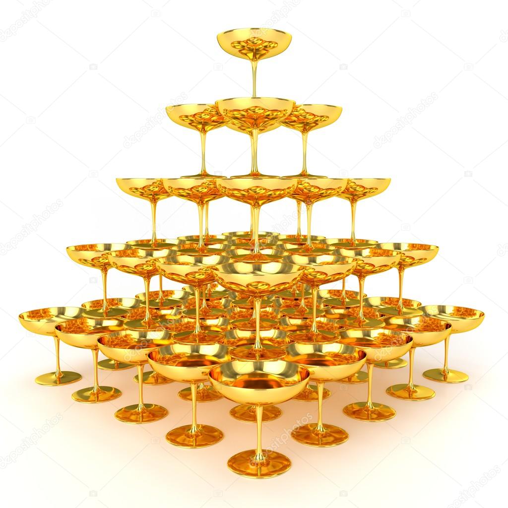 Pyramid of Golden Glasses