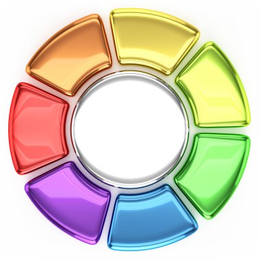 renkli tekerleği grafiği