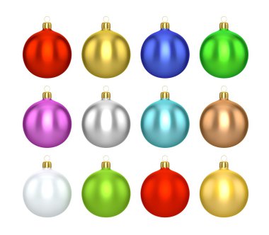 Renkli Noel topları