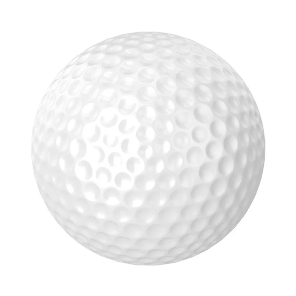 Μπάλα του γκολφ απομονωθεί — Φωτογραφία Αρχείου