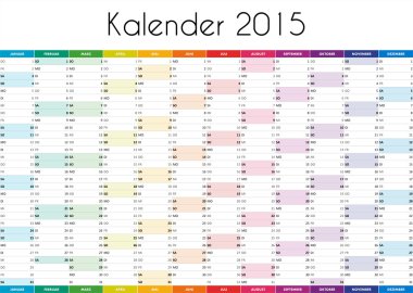 kalender 2015 - Almanca versiyonu