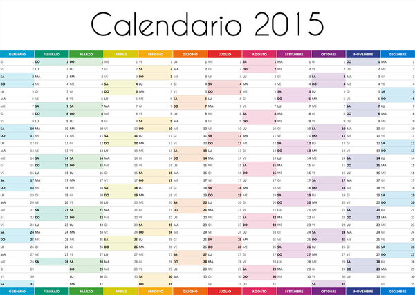 Calendario 2015 - ITALIAN VERSION