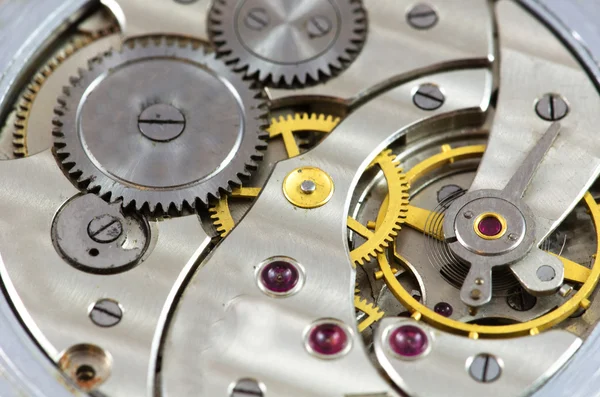 Механізм годинника — стокове фото