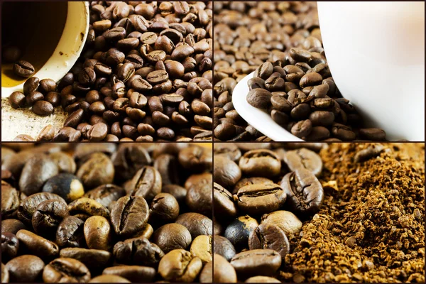 Coffee collage image. Stock Picture