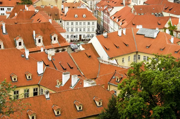 Rote Dächer. — Stockfoto