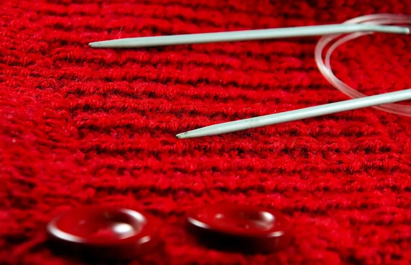 Knitting needles. — Stock Photo, Image