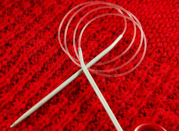 Aiguilles à tricoter . — Photo