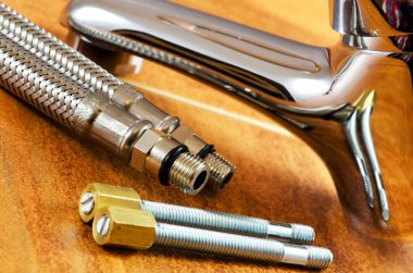 için banyo lavabo musluk suyu.